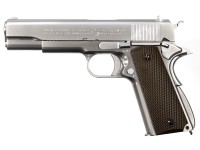 AWCustom Colt M1911 A1 FM CO2 GBB Pistole Silber