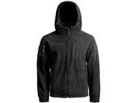 Mil-Tec Fleece Jacket Gen.2 with Hood Black XXL