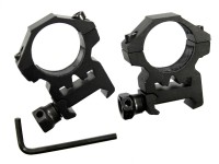 Theta Optics 25mm Low Mount Rings für Zielfernrohre (2 Stück)