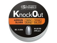 JSB KnockOut Slugs .217 5.5mm Diabolos 200 Stück