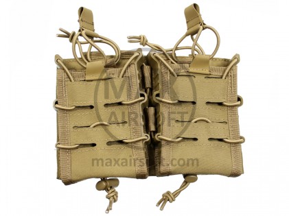 Mil-Tec Pouch Molle 2x M4 Magazine Open Gen.2 CB