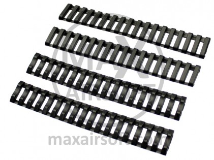 Poklopac Nosača Ladder Rail Panel Crn 4kom