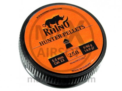 Rhino Hunter Spitzgeschosse Kaliber .22 (5,5 mm), 250 St&uuml;ck
