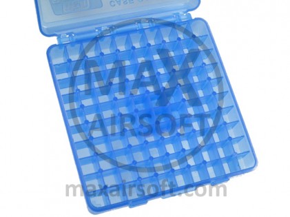 MTM Munitionskiste, 100 St&uuml;ck, 9 mm, .380 ACP, .32 S&W, blau