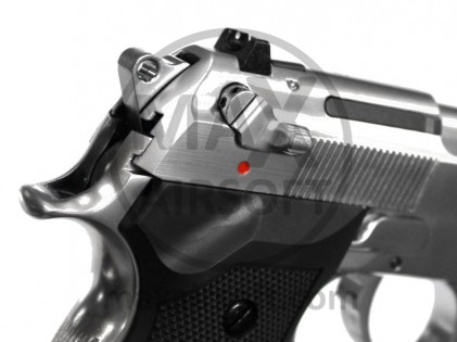 WE M9 GBB Pistole Chrome V2