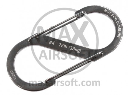 S-Biner Dual #4 75lb/34kg Carabiner Nite Ize Silver
