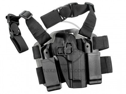 Futrola Noga Serpa CQC Tactical Beretta 92 Crna