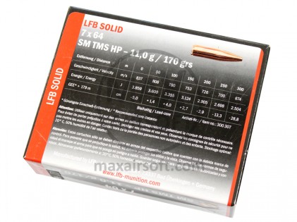 LFB Solid 7x64 10 St&uuml;ck Munition