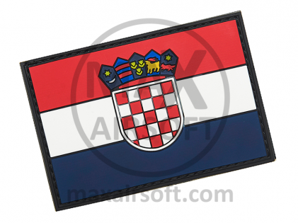 Zakrpa Zastava Hrvatska 3D