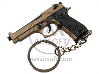 Maketa Pi&scaron;tolj Beretta FDE Mini Guns Key Chain