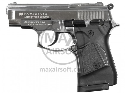 Zoraki 914 PTB 9mm P.A.K. Chrom-Pistolenrohling